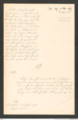 k.k. naturhistorisches Hofmuseum, Intendanzakten 1885-1896 (Hauer), Aktenzahl Z.421/1887, Seite 1